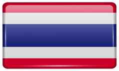 旗帜泰国形式磁铁冰箱反射光