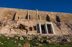 废墟合唱团指挥的纪念碑色蜥蜴卫城雅典