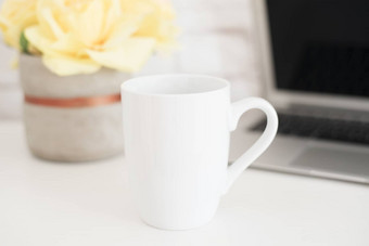 杯子模型咖啡杯模板咖啡杯子印刷设计模板白色杯子模型空白杯子风格股票产品图像风格股票摄影白色咖啡杯玫瑰花