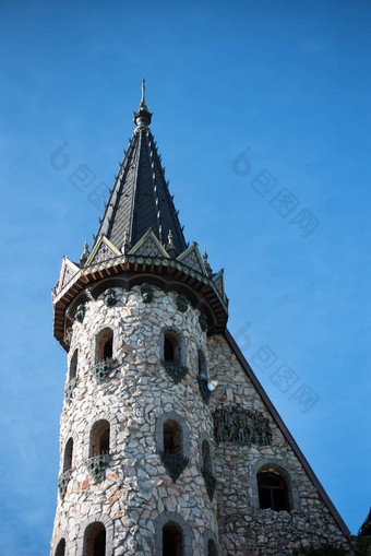 美丽的童话语言城堡burgas保加利亚塔城堡