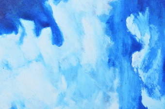 白色<strong>涂片</strong>水彩油漆蓝色的帆布