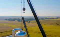 安装蒸馏列电梯起重机建设石油炼油厂