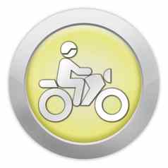 图标按钮pictogram摩托车小道