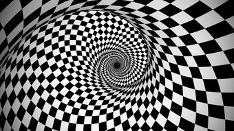 光学黑色的白色螺旋错觉