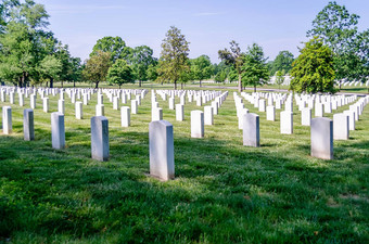 坟墓石头阿灵顿国家墓地华盛顿