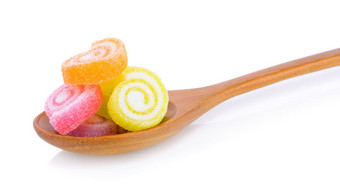 果冻甜蜜的味道水果糖果甜点色彩斑斓的糖