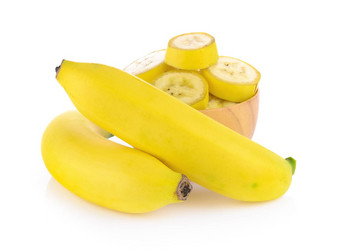 香蕉孤立的白色背景