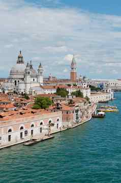 风景优美的视图威尼斯城市景观威尼斯意大利