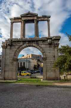 哈德良门拱哈德良纪念碑雅典历史
