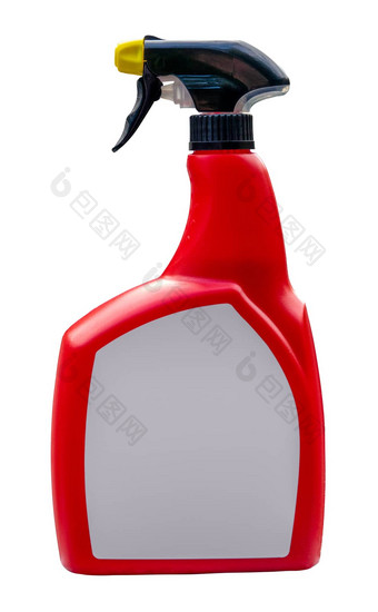 孤立的红色的喷雾瓶