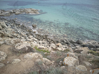 水晶水撒丁岛