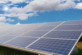 太阳能能源面板光伏生成绿色能源
