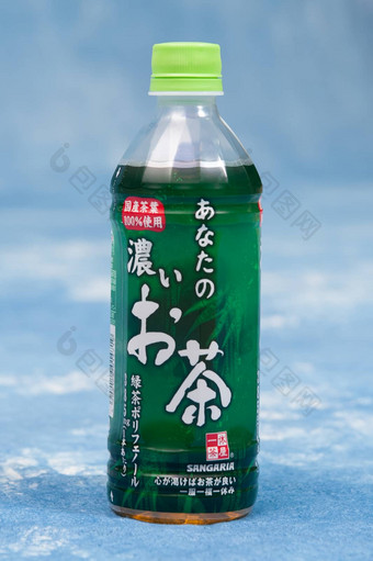 日本绿色茶宠物瓶