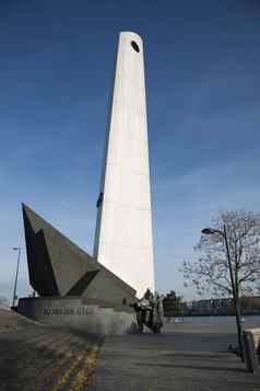 战争纪念碑鹿特丹城市