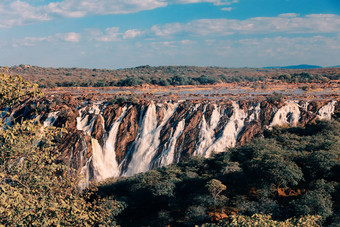 ruacana瀑布北部纳米比亚非洲荒野