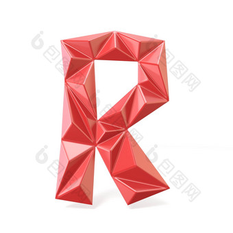 红色的现代<strong>三角</strong>字体。信