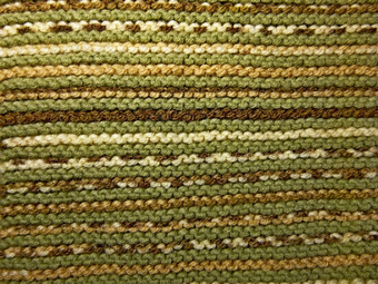 针织织物纹理背景图像爱好休闲工艺品水平安排模式绿色棕色（的）