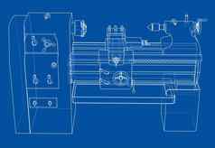 车床概念插图