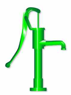 绿色手水泵