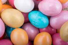 色彩斑斓的美味的糖果糖果视图