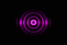 黑暗紫色的环声音波振荡摘要背气