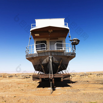 游艇亚利桑那州沙漠
