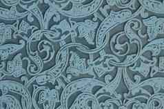 真实的装饰大理石ornament-blue模式石头阿拉伯语风格