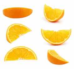 橙色水果白色
