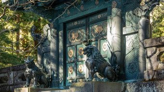 犬月门<strong>门神</strong>社toshogu神社日兴日本