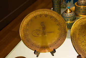 传统的奥斯曼帝国苏丹标志tugra