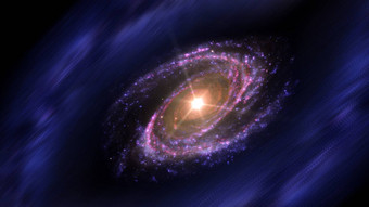 星系系统数百万数十亿星星气体灰尘举行引力吸引力
