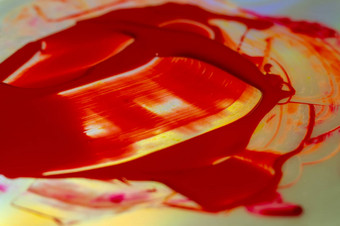 <strong>色调红</strong>色的丙烯酸油漆眩光表格调色板表格艺术家生活