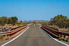 单车道桥打断车道高速公路澳大利亚内地