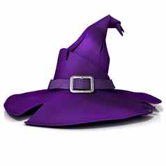 万圣节女巫他紫色的他紫色的带