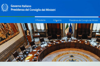 意大利政府网络页面