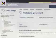 比利时政府网络页面