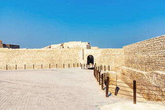 堡<strong>巴林</strong>毁了麦纳麦<strong>巴林</strong>qal atal-bahrain网站博物馆联合国教科文组织遗产堡垒墙