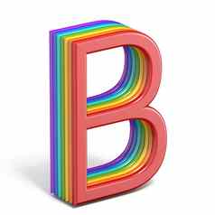 彩虹字体。信