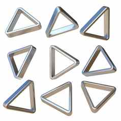 金属维三角形
