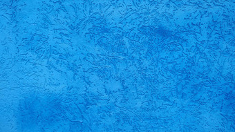 石膏<strong>墙画</strong>光蓝色的油漆特写镜头