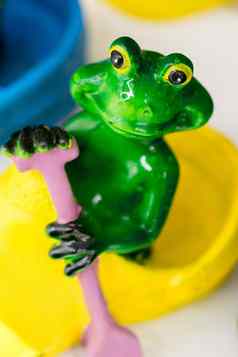 陶瓷绿色青蛙