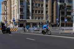 明斯克白俄罗斯6月骑自行车的人捷克共和国参与但分裂开始个人比赛欧洲游戏事件6月明斯克白俄罗斯