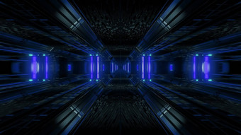 黑暗空间科幻隧道背景摘要纹理背景插图