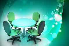 会议轮表格办公室椅子会议房间