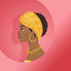 肖像非洲女人