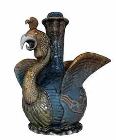 中国人鸟瓷陶瓷花瓶
