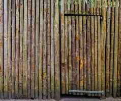 木堡垒墙门口外木堡怀旧体系结构
