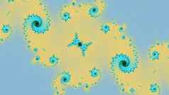 曼德布洛特分形螺旋色彩斑斓的