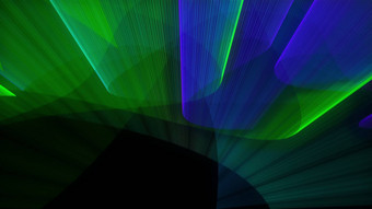 激光显示抽象明亮的颜色呈现电脑生成的背景