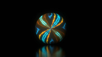 发光能源球火焰效果摘要渲染背景明亮的电脑生成的背景